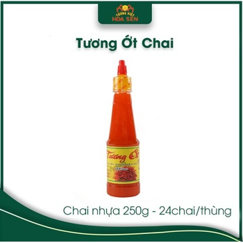 Tương Ớt Chai 250g nguyên liệu tự nhiên - Tương Việt Hoa Sen