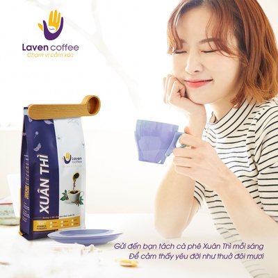 Cà phê Blend Robusta & Arabica Laven Coffee 100% nguyên chất - XUÂN THÌ hương vị độc đáo như thuở xuân thì 500gr
