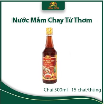Nước mắm chay Từ Thơm chai 500ml - Combo 10 chai - Tương Việt Hoa Sen