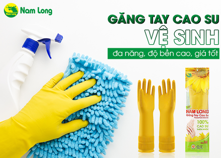 COMBO 5 đôi Găng tay rửa chén Nam Long size Mini 6 MINI 7 (24cm) 