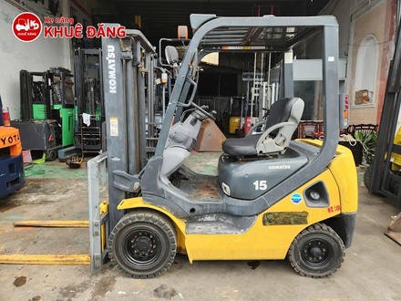 Xe nâng dầu 1.5 tấn Komatsu nâng cao 3m