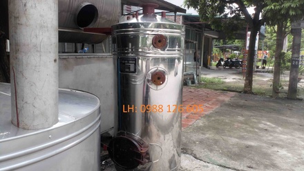 Lò hơi đốt than củi công suất 50kg/h