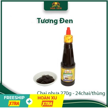 Tương Đen Chai 270g- Tương Việt Hoa Sen