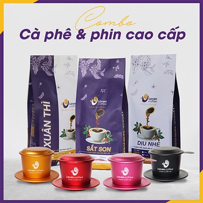 [COMBO CÀ PHÊ DỊU NHẸ + PHIN] TẶNG KÈM ĐẾ LÓT LY CAO CẤP 500gr - Laven Coffee