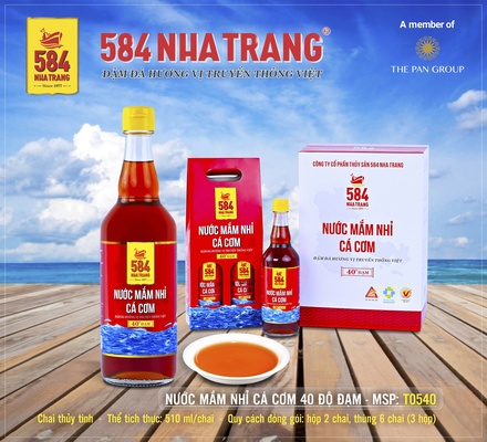 Nước mắm 40 độ đạm 584 Nha Trang 510ml liên hệ 0901735979