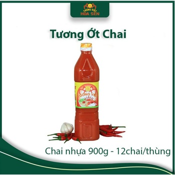 Tương Ớt Chai 900g - Tương Việt Hoa Sen