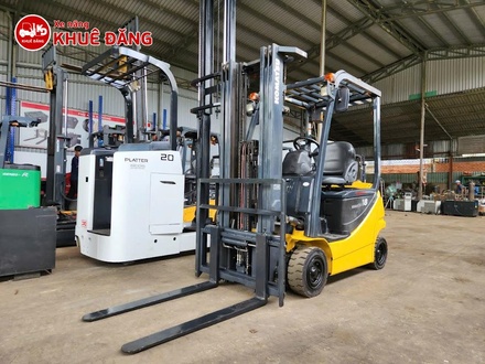 XE NÂNG KOMATSU FB18-12, 3 TY 3 LAO, DỊCH GIÁ, NÂNG CAO 4.5M