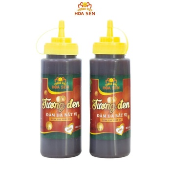 Tương đen để bàn chai 500ml - Tương Việt Hoa Sen - Đậm đà bắt vị