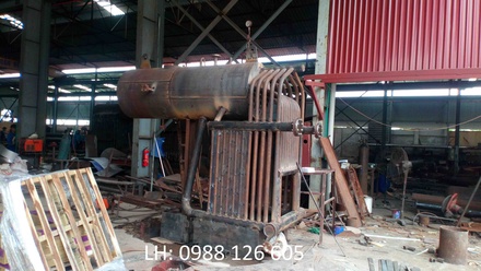 Nồi hơi đốt than củi công suất 750kg/h