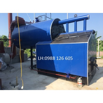 Nồi hơi đốt than củi công suất 1 tấn - 1000kg/h