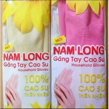 COMBO 10 đôi Găng tay rửa chén Nam Long size Mini 6 MINI 7 (24cm)	