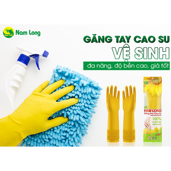 COMBO 5 đôi Găng tay rửa chén Nam Long size Mini 6 MINI 7 (24cm) 