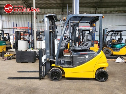 XE NÂNG KOMATSU FB18-12, 3 TY 3 LAO, DỊCH GIÁ, NÂNG CAO 4.5M