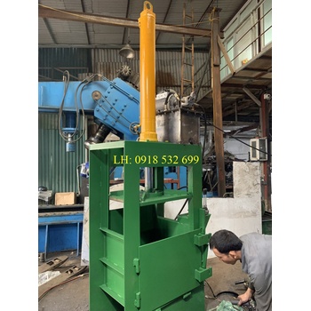 Máy ép lon bia vỏ chai máy ép phế liệu-0918532699