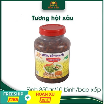 Tương hột xâu 850g nguyên liệu tự nhiên dùng cho chay và mặn-Tương Việt Hoa Sen