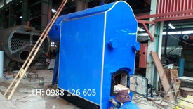 Nồi hơi đốt than củi công suất 750kg/h