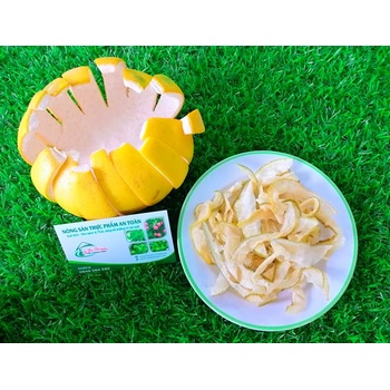 VỎ BƯỞI SẤY (Gói 200g) (100% Vỏ Bưởi Đường Lá Cam đặc sản Tân Triều)