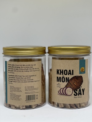 Khoai môn sấy hủ 120gr