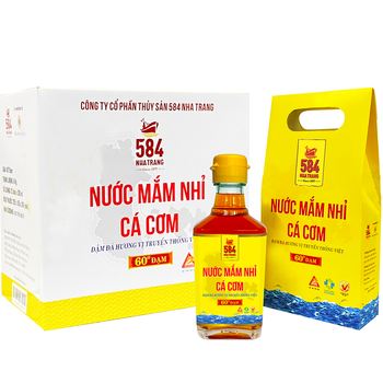 Nước mắm 60 độ đạm 584 Nha Trang chai thuỷ tinh 200ml liên hệ 0901735979